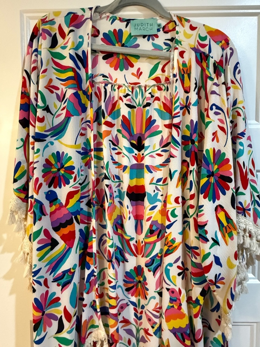 Judith March Fiesta Kimono with Fringe